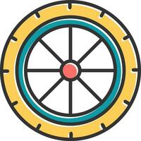 Wheel Vector Icon