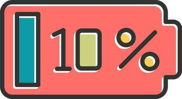 10 Percent Vector Icon