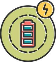 Wireless Charging Vector Icon