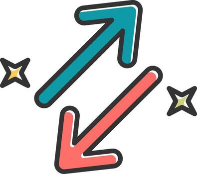 icono de vector de flechas