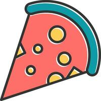 icono de vector de pizza