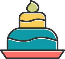 Wedding Cake Vector Icon