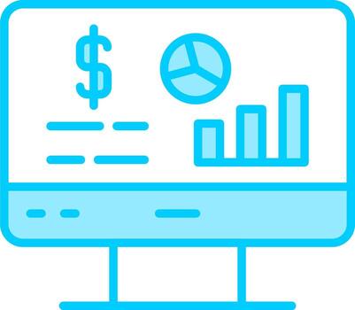 icono de vector de análisis de datos