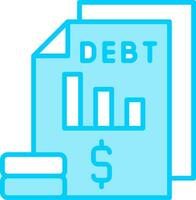 Debt Vector Icon