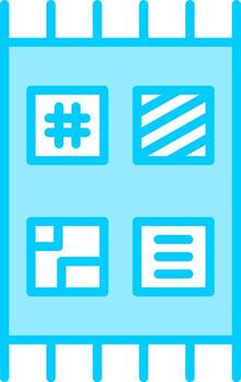 Patchwork Vector Icon