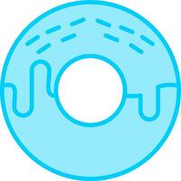 icono de vector de donut