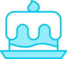 icono de vector de pastel de cumpleaños