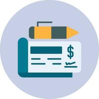 Checkbook Vector Icon