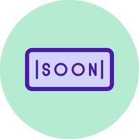 Soon Vector Icon