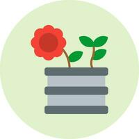 Flower Pot Vector Icon