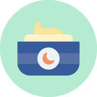 Night Cream Vector Icon