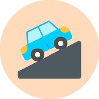 Uphill Vector Icon