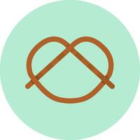 icono de vector de pretzel