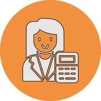 Accountant Vector Icon