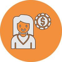 Financial Advisor Vector Icon