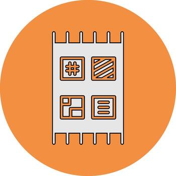 Patchwork Vector Icon