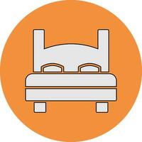 Double Bed Vector Icon