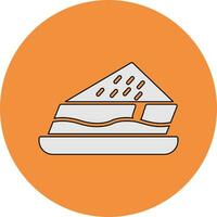 Pastelería vector icono