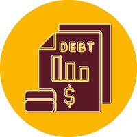 Debt Vector Icon