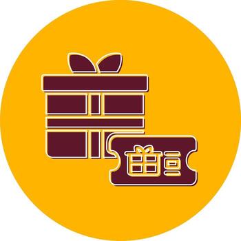 icono de vector de regalo