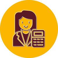 Accountant Vector Icon