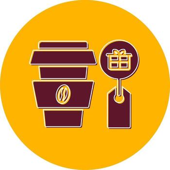 icono de vector de café