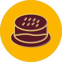 Cheesecake Vector Icon