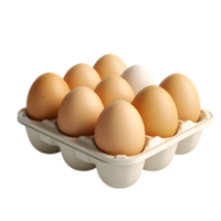 Close Up Egg In Carton ,ai generative png