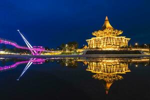 New Sarawak State Legislative Assembly Building in Kuching, Sarawak, Borneo, Malaysia photo