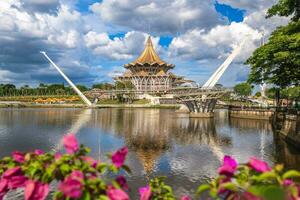 New Sarawak State Legislative Assembly Building in Kuching, Sarawak, Borneo, Malaysia. photo