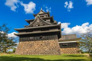 Main keep of Matsue castle located in Matsue city, Shimane, japan photo