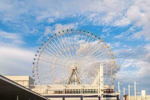 Tempozan Ferris Wheel located in Osaka, Japan, at Tempozan Harbor Village photo