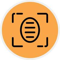 Biometrics Creative Icon Design vector