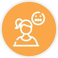 Concerned Creative Icon Design vector