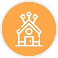 Home Network Creative Icon Design vector