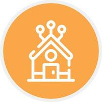 Home Network Creative Icon Design vector