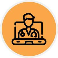 Digital Medicine Creative Icon Design vector