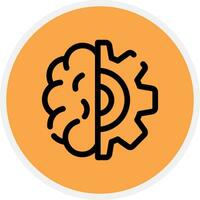 Deep Learning Creative Icon Design vector