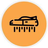 Flying Car Creative Icon Design vector