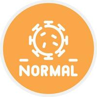 New Normal Creative Icon Design vector