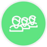 Queue Creative Icon Design vector