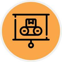Machine Learning Creative Icon Design vector