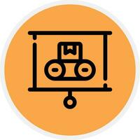 Machine Learning Creative Icon Design vector