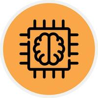 Super Brain Creative Icon Design vector