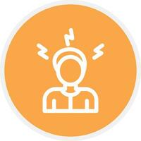 Stress Creative Icon Design vector