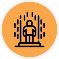 Teleportation Creative Icon Design vector
