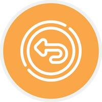 Undo Creative Icon Design vector