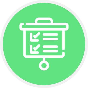 diseño de icono creativo de presentación vector