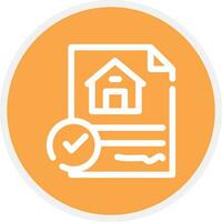 Home Insurance Creative Icon Design vector