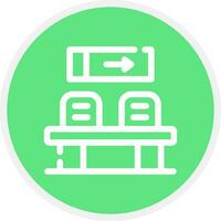 Waiting Room Creative Icon Design vector